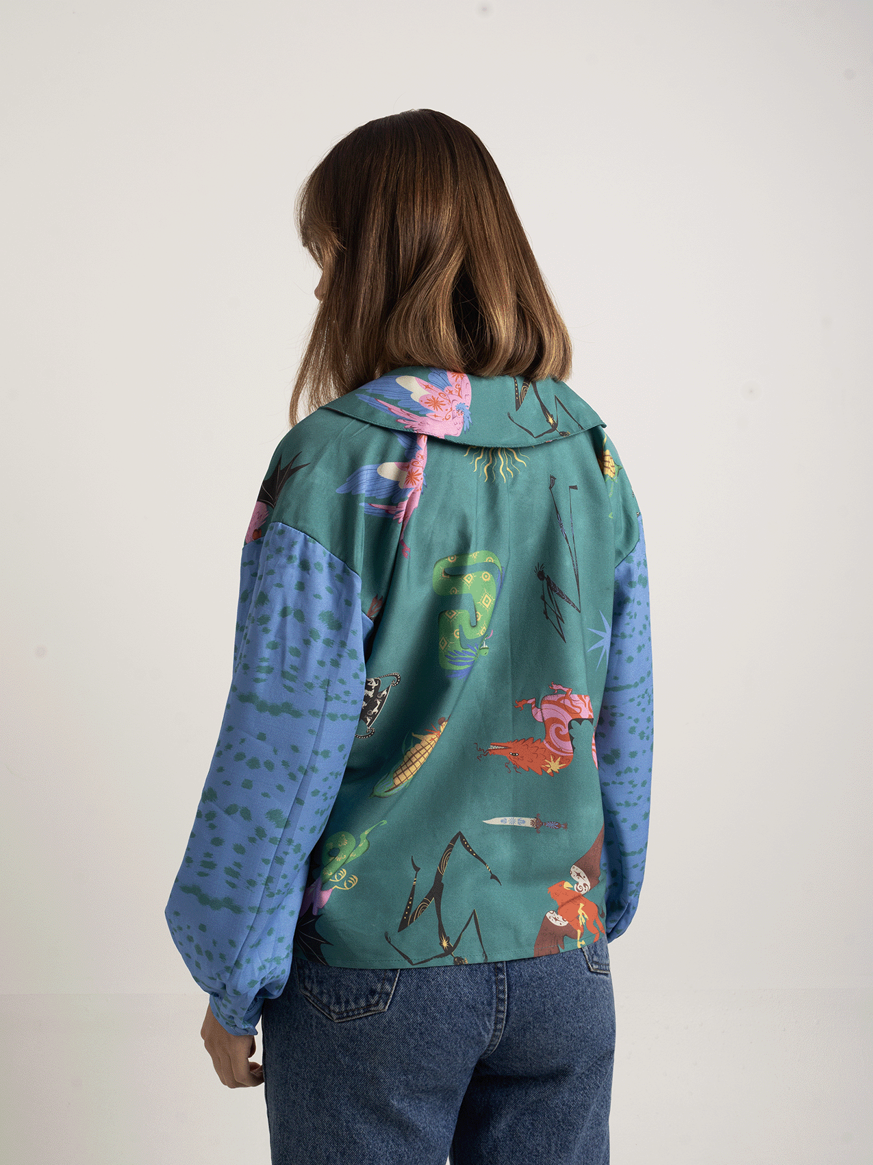 Blusa Harpía verde