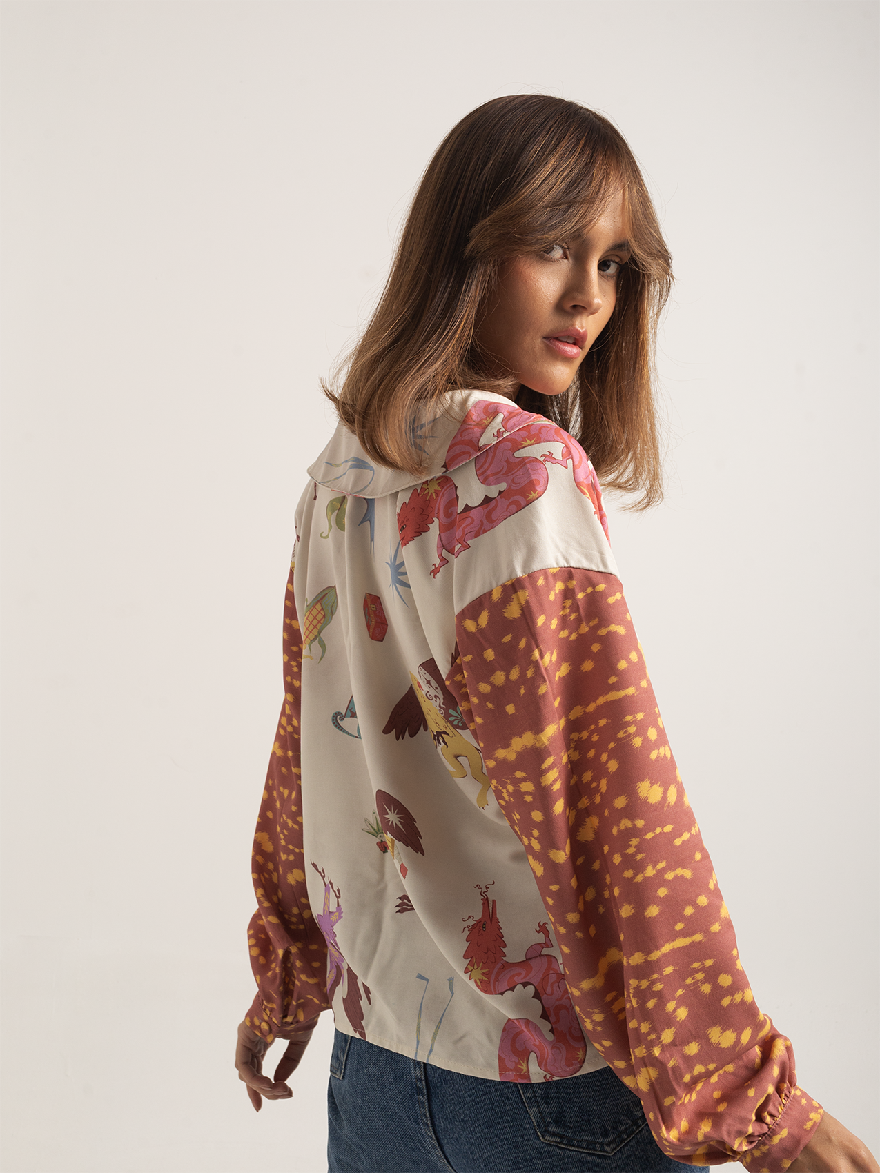 Blusa Harpía beige