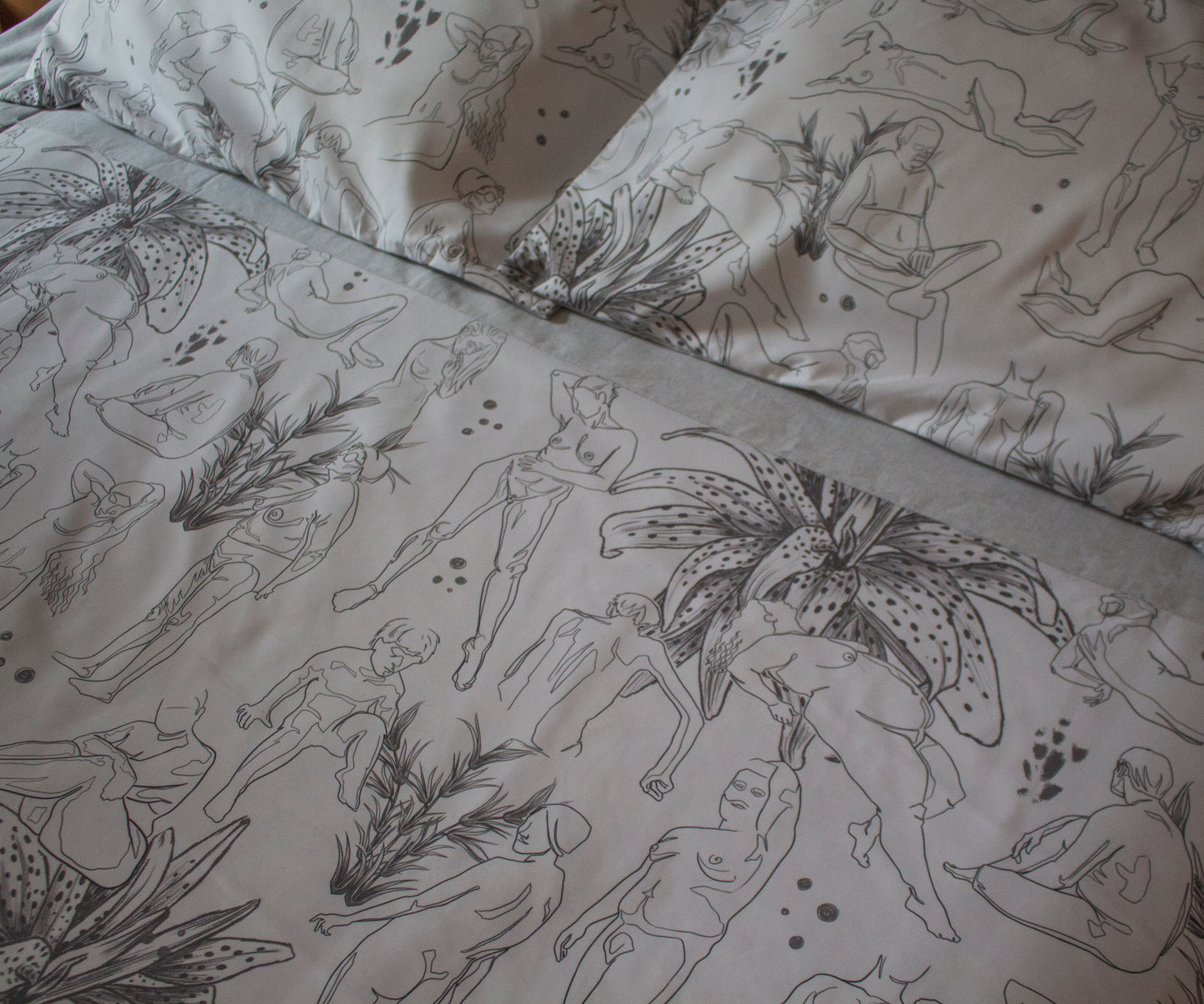 Cubreduvet Sueños gris