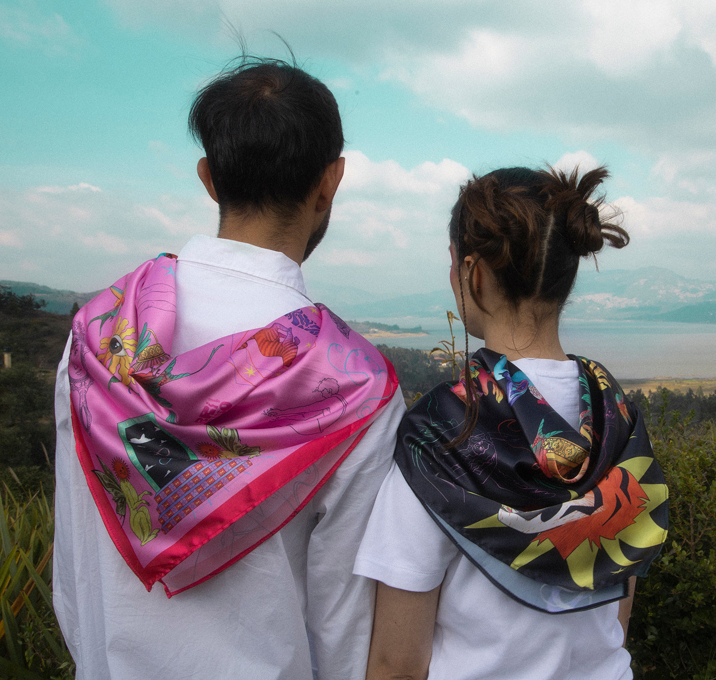 Pañoleta Onírica negra