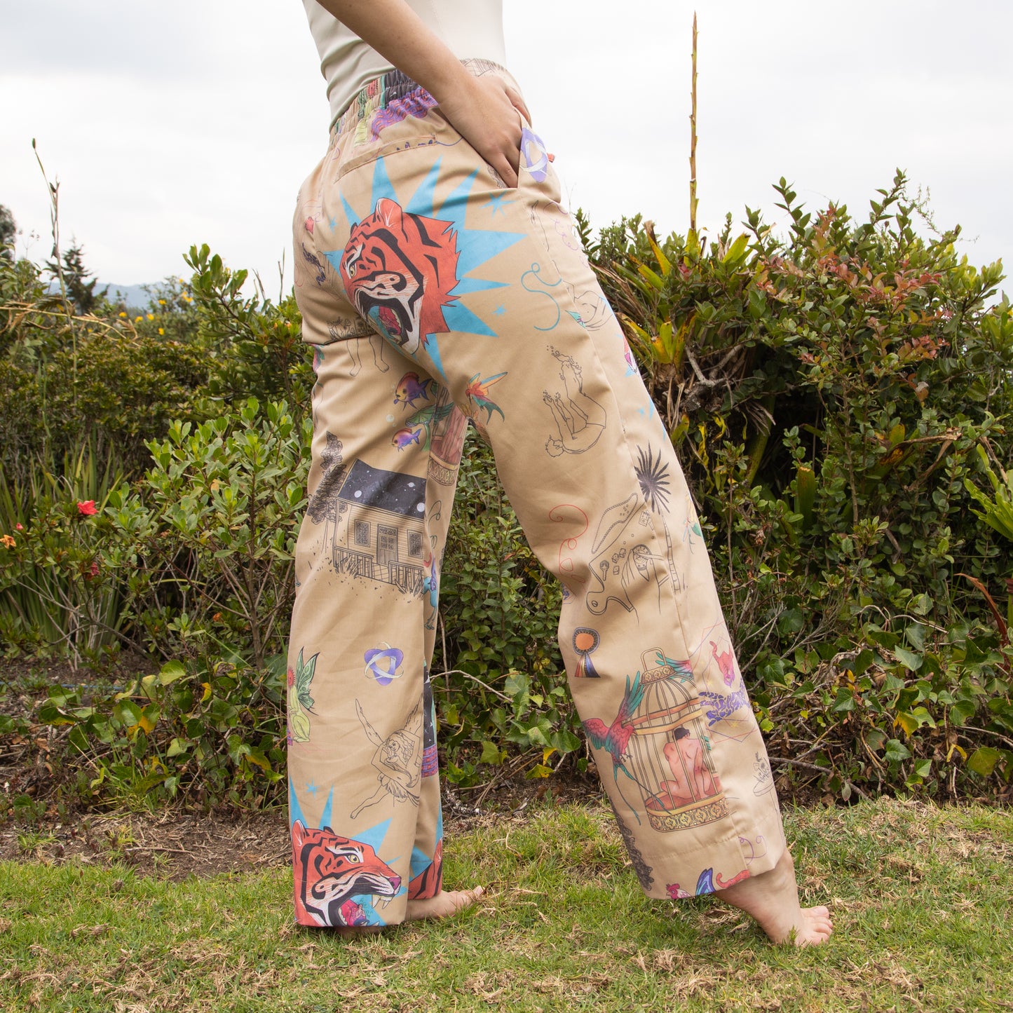 Pantalón Onírica caqui