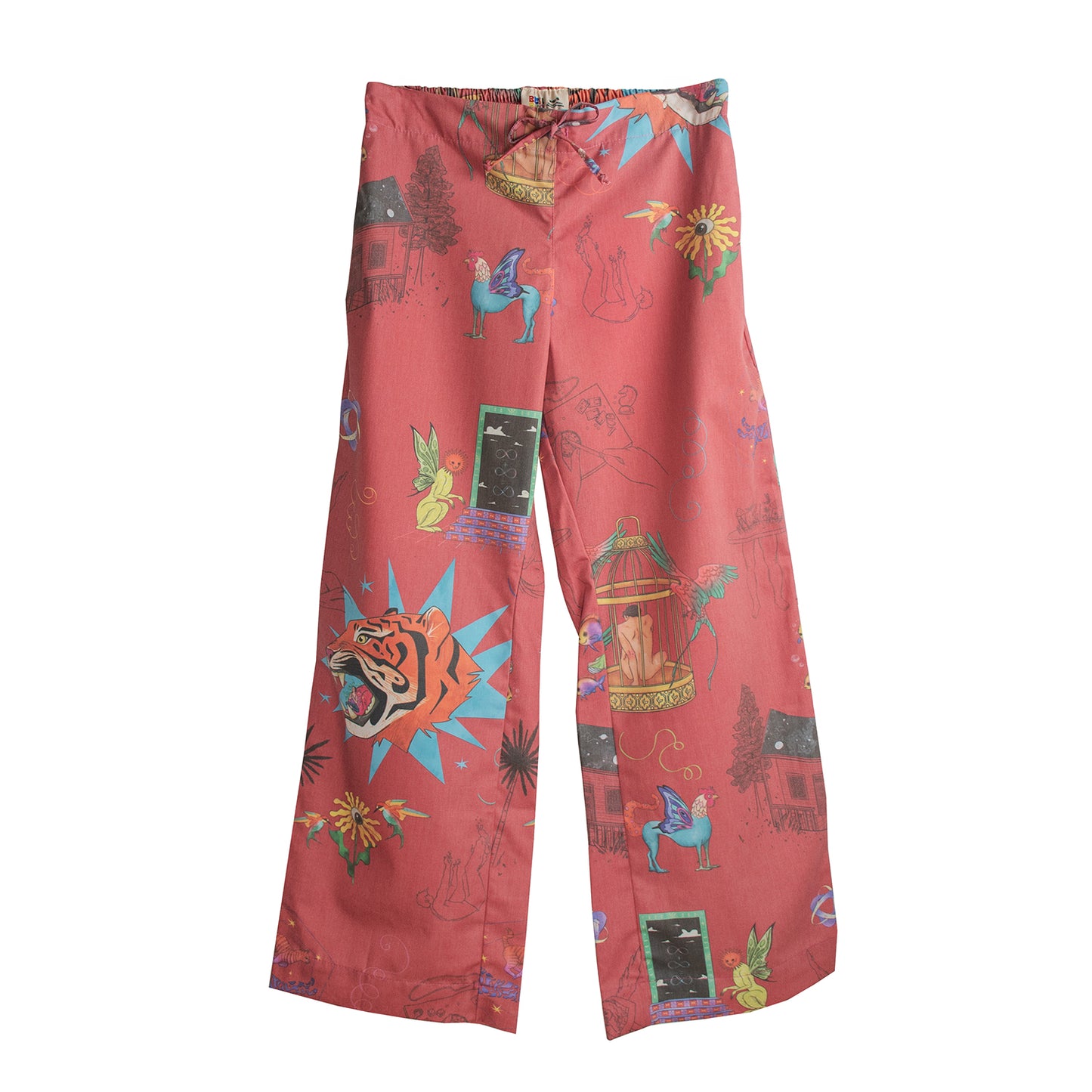 Pantalón Onírica vinotinto