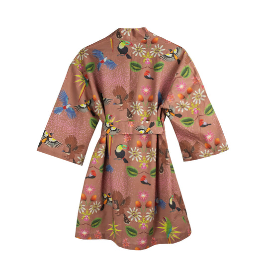 Kimono aves moca