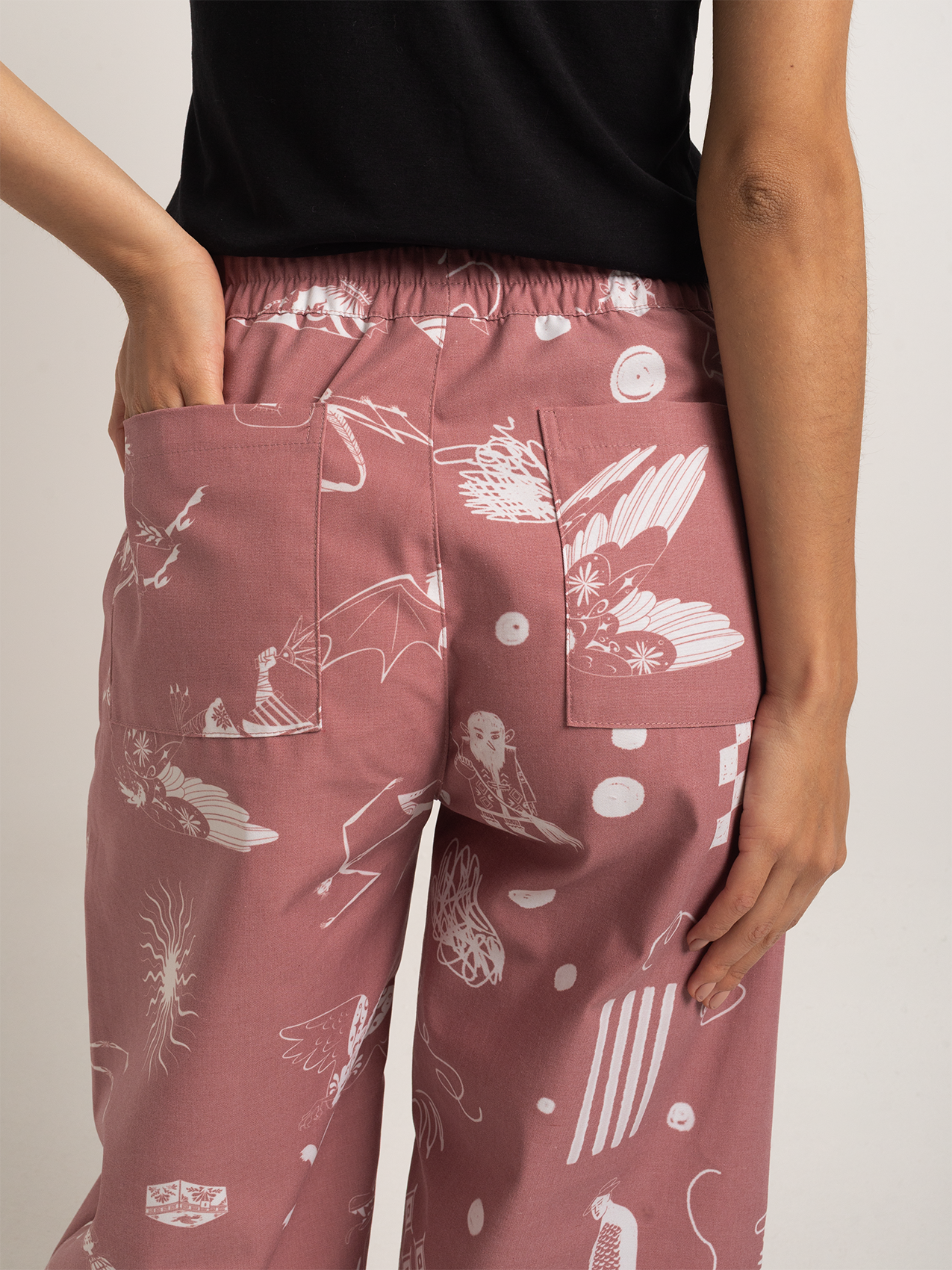 Pantalón Bestias terracota
