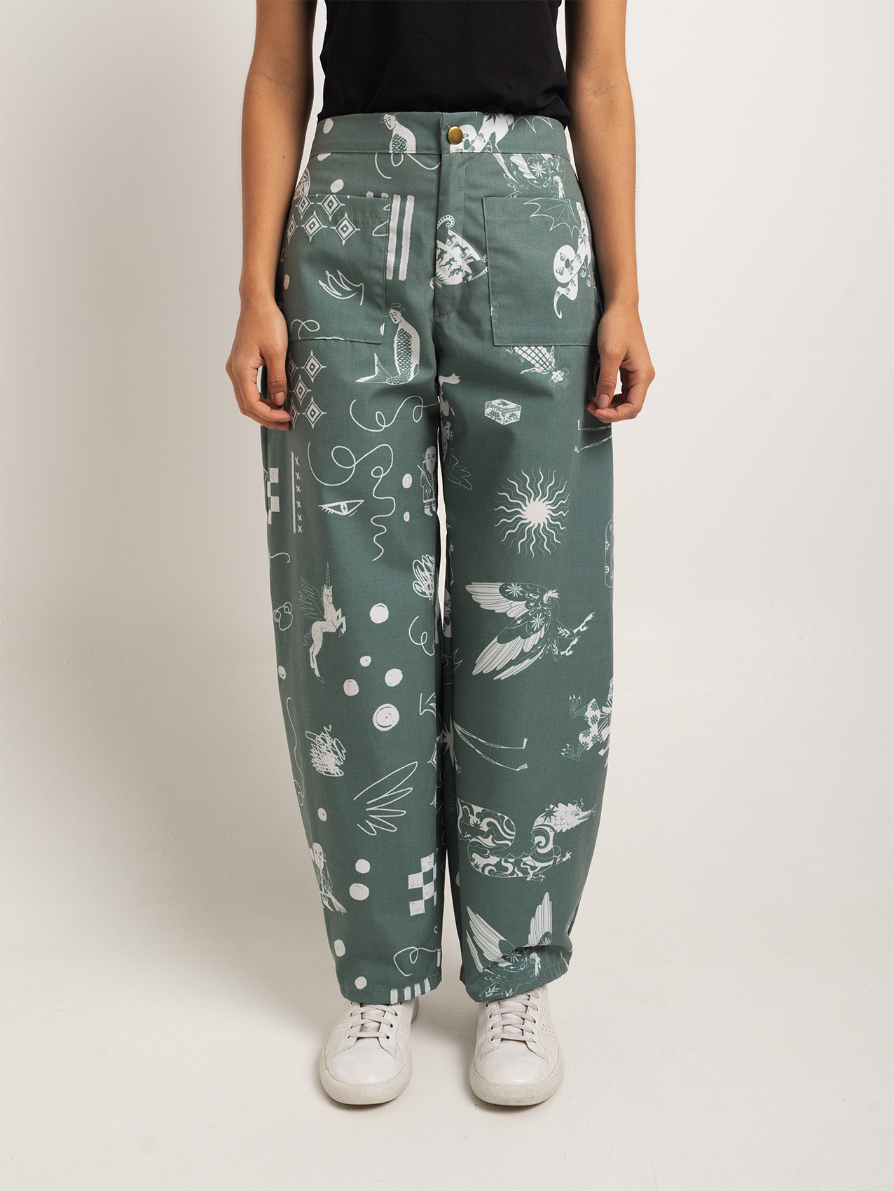 Pantalón Bestias verde