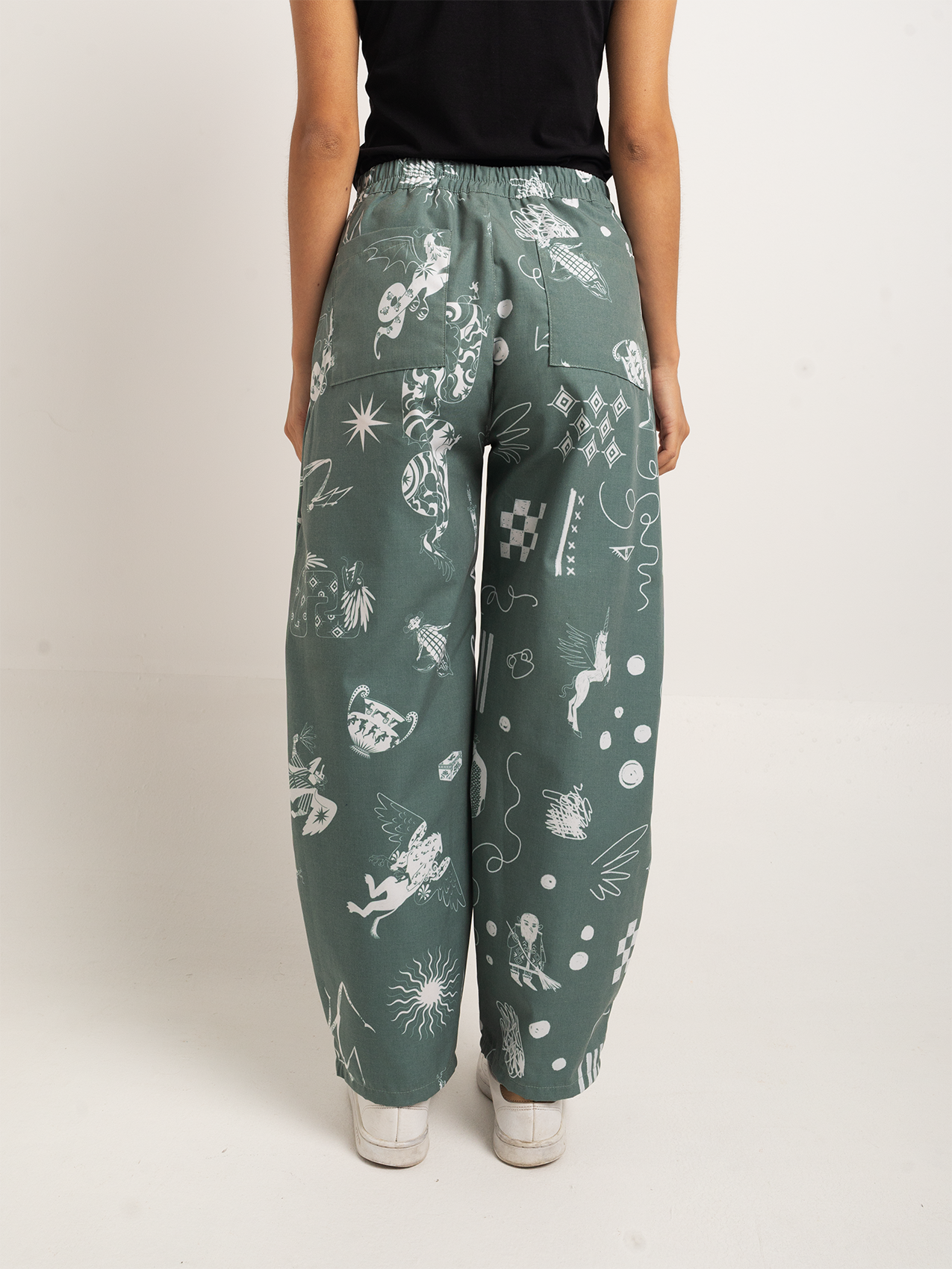Pantalón Bestias verde