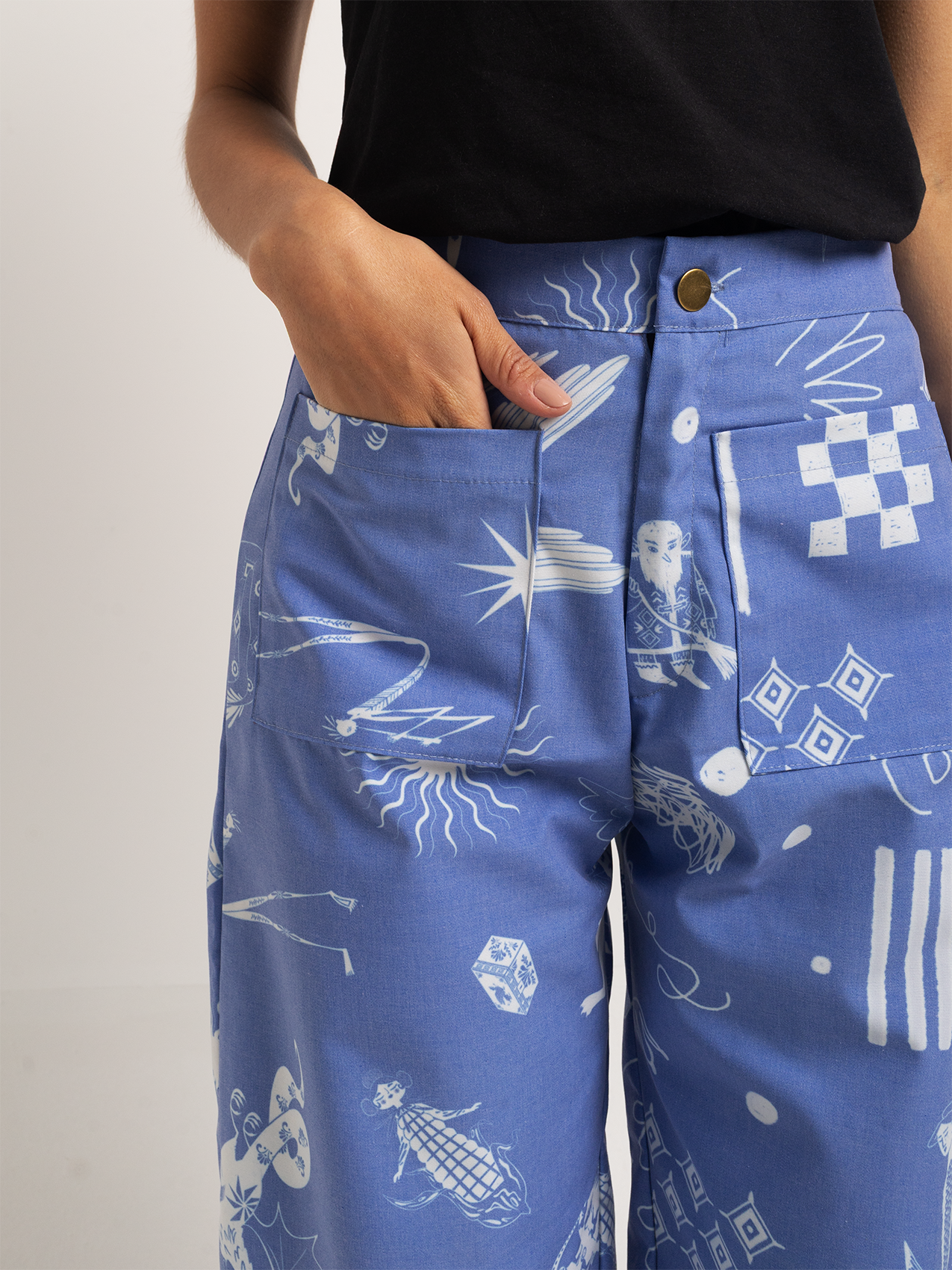 Pantalón Bestias azul