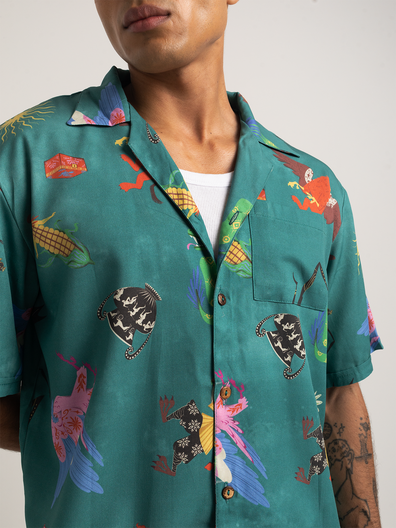 Camisa Grifo verde