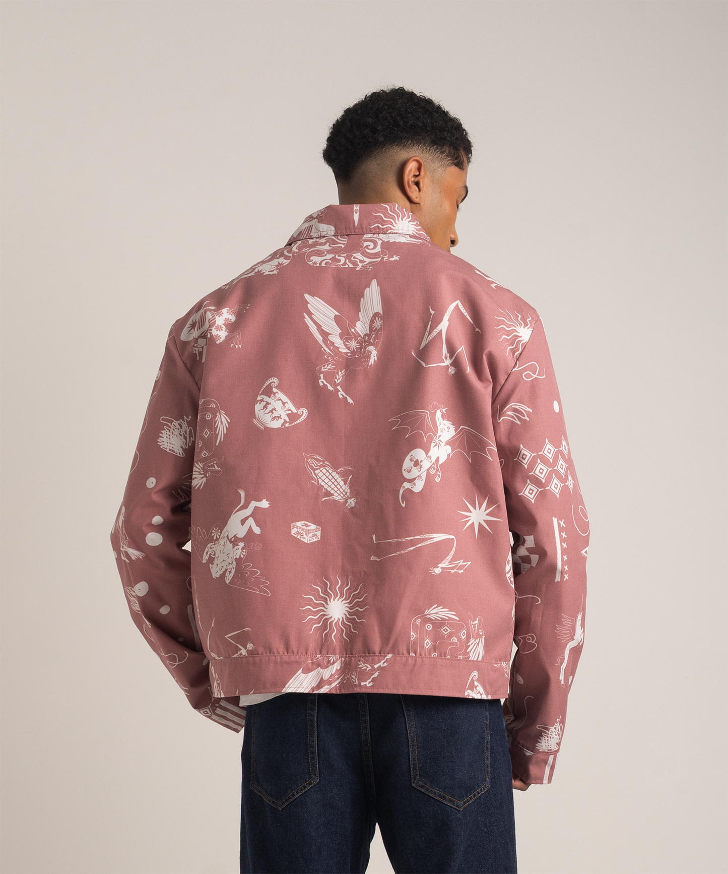 Chaqueta bestias terracota hombre