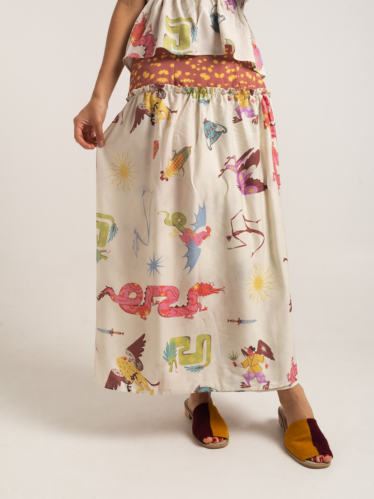Falda Mimis beige