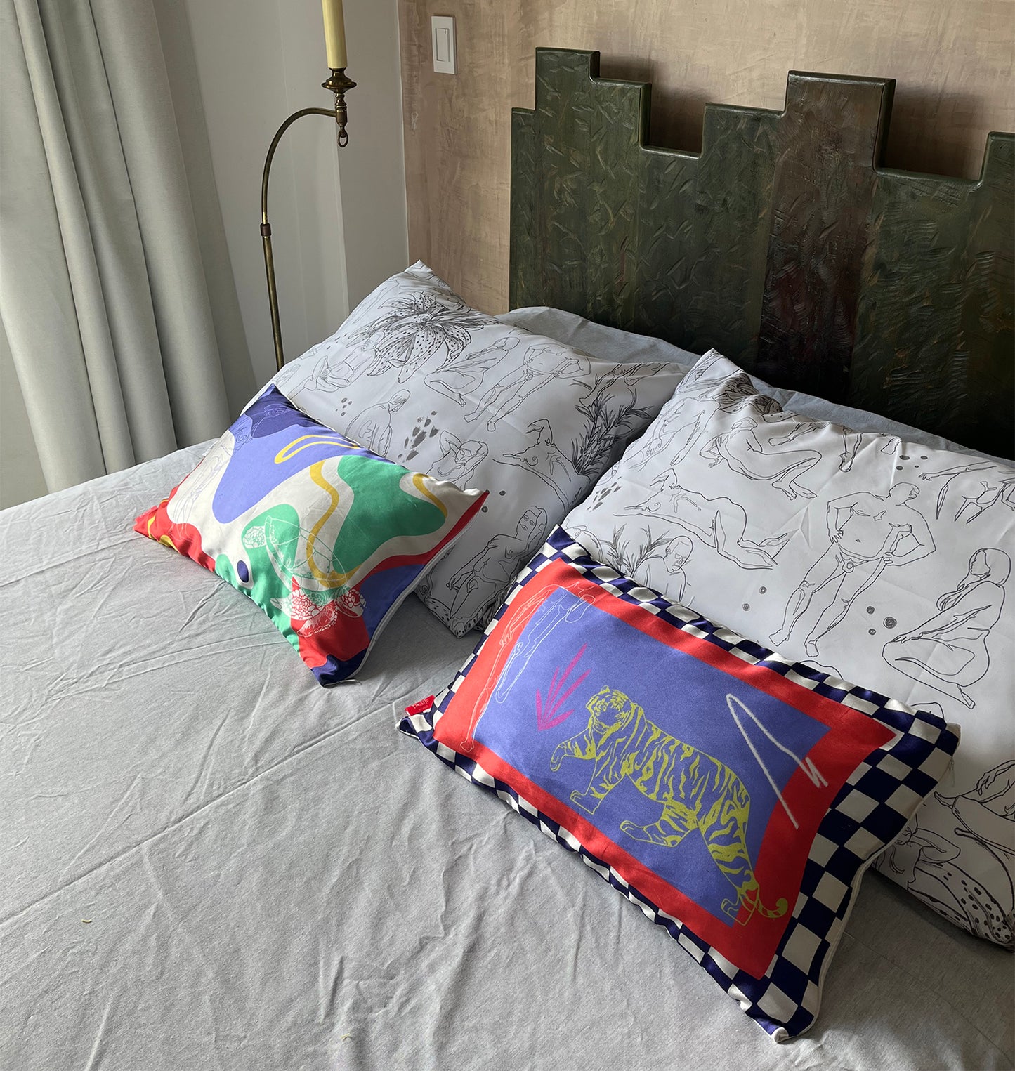 Cubreduvet Sueños gris