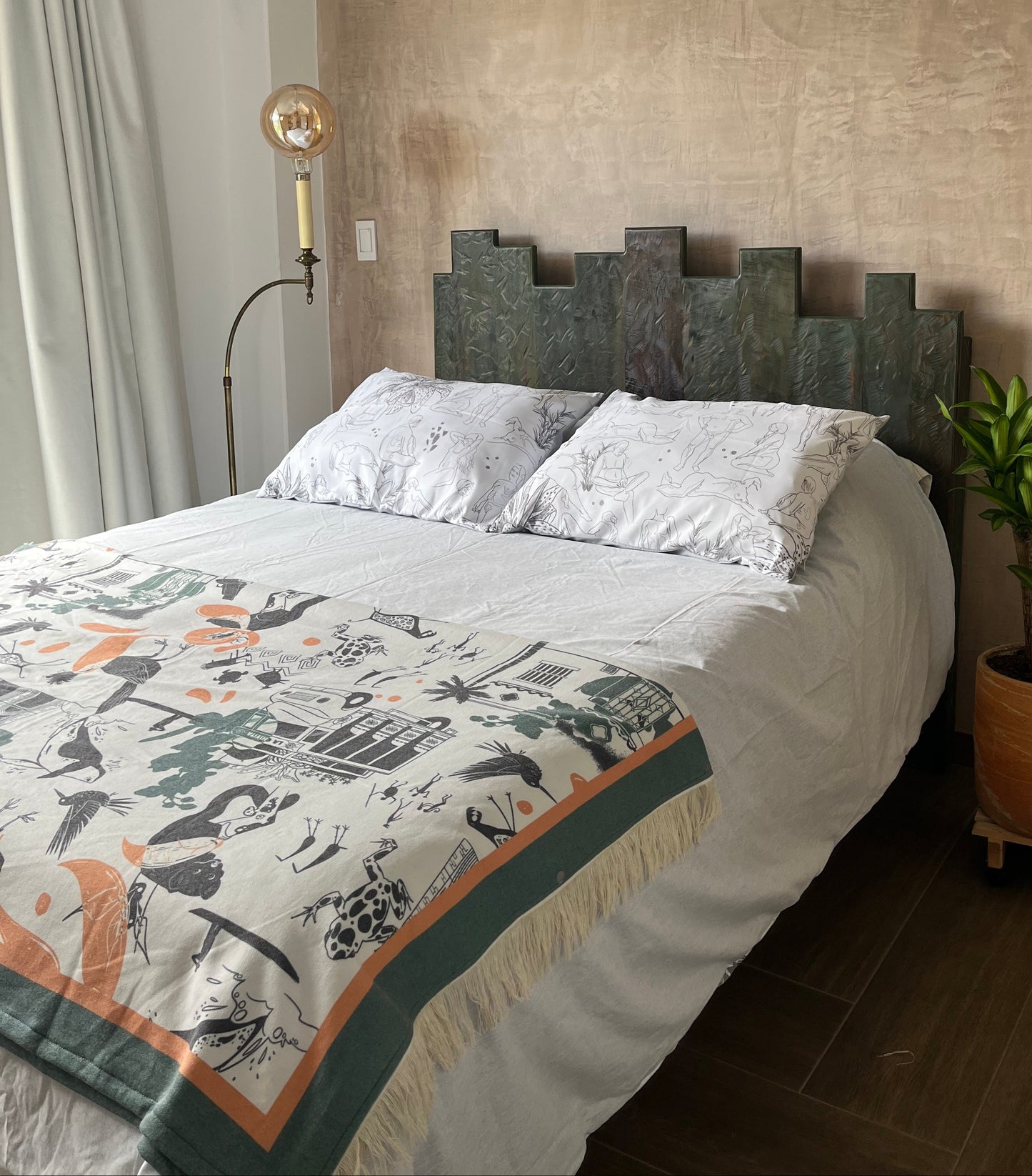 Cubreduvet Sueños gris