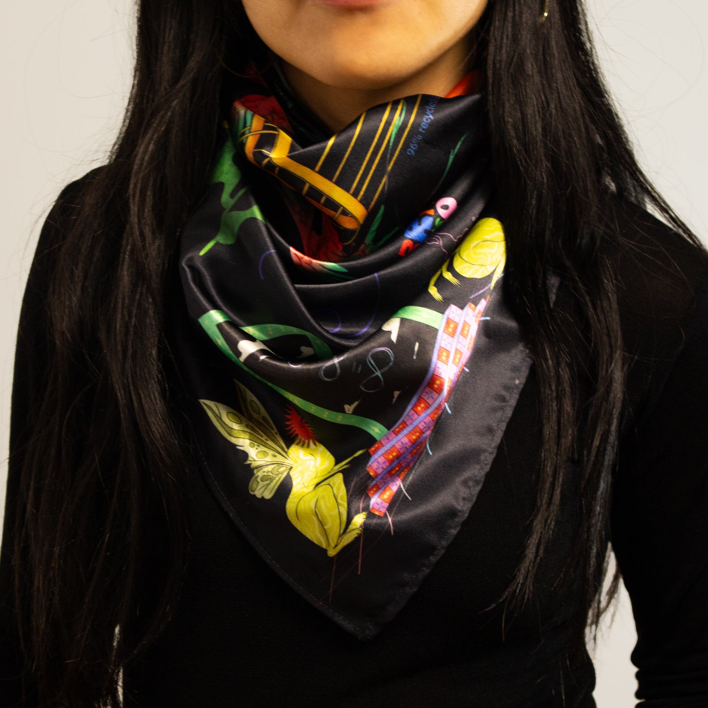 Pañoleta Onírica negra