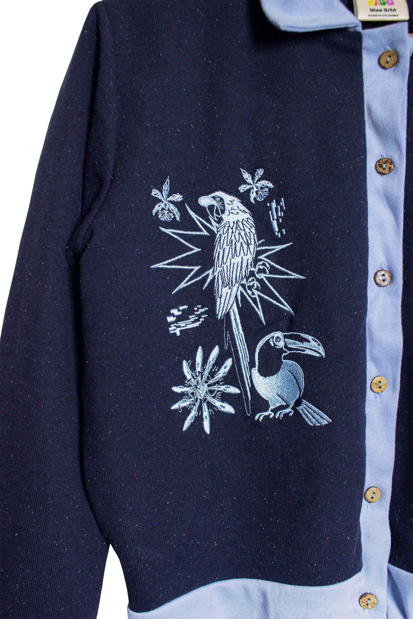 Buso Guacamaya azul mujer